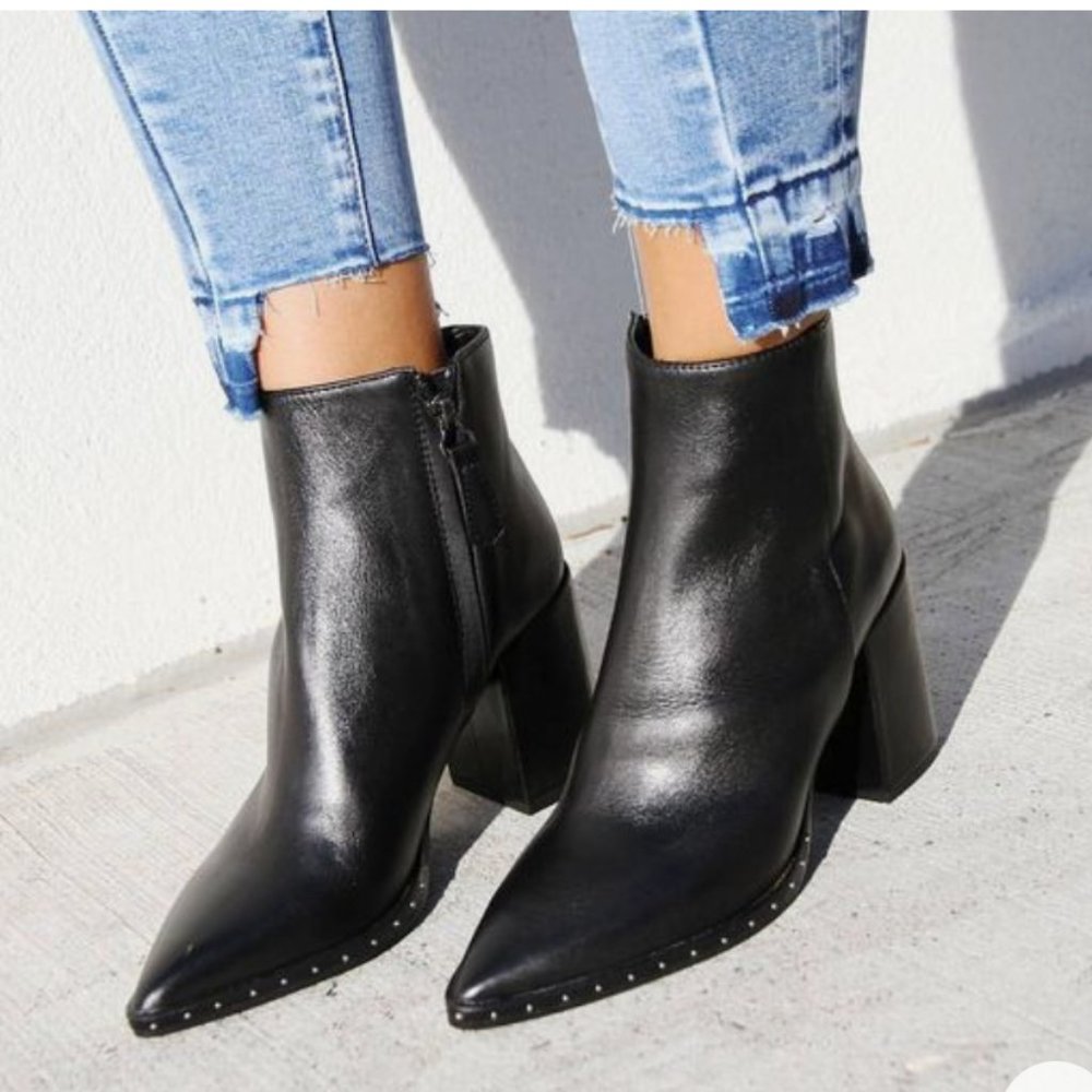 Tony Bianco Bailey Ankle Boot Black 9 - Picture 3 of 8